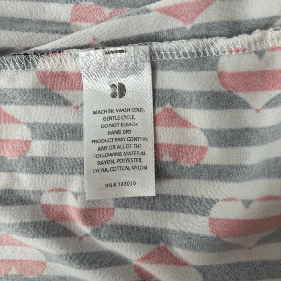 DotDotSmile -  Toddler Girl's Dress - Hearts and Stripes Ballerina Dress in 3/4 - Picture 4 of 6